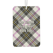 Clan MacPherson Crest over Jurk Tartan Luchtverfrisser (Achterkant)