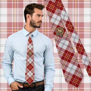 Clan MacPherson Crest over rode jurk Tartan Stropdas