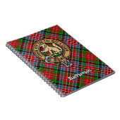 Clan MacPherson Crest over Tartan Notitieboek (Rechterzijde)