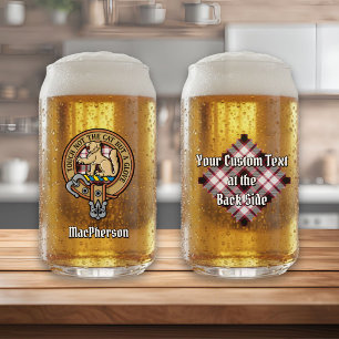 Clan MacPherson Crest sur la chasse Tartan