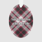 Clan MacPherson Crest sur la chasse Tartan Ornamen (dos)