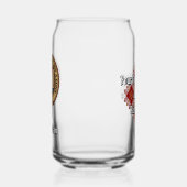 Clan MacPherson Crest sur la robe rouge Tartan (Gauche)