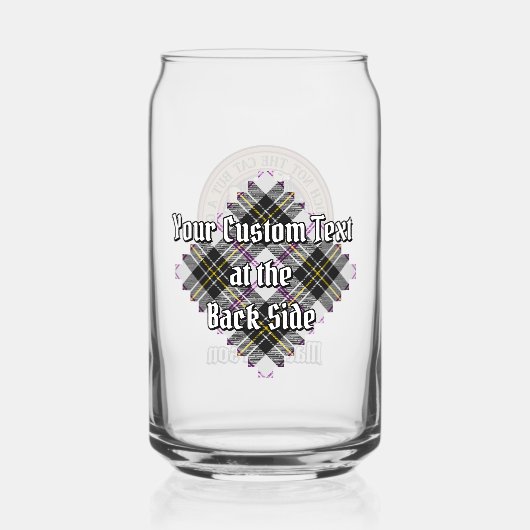 Clan MacPherson Crest sur le tatan de robe (Verso)