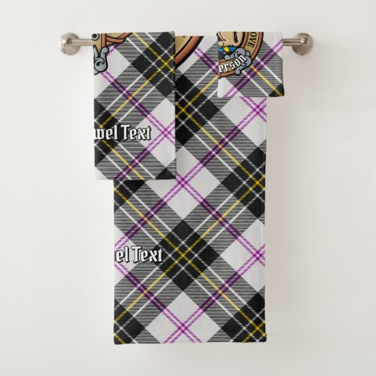 Clan MacPherson Crest sur le tatan de robe (En situation)