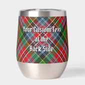 Clan MacPherson Crest sur Tartan (Arrière)