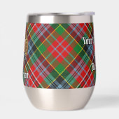 Clan MacPherson Crest sur Tartan (Gauche)