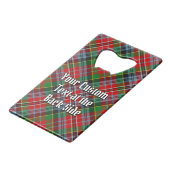 Clan MacPherson Crest sur Tartan (Dos Angle)
