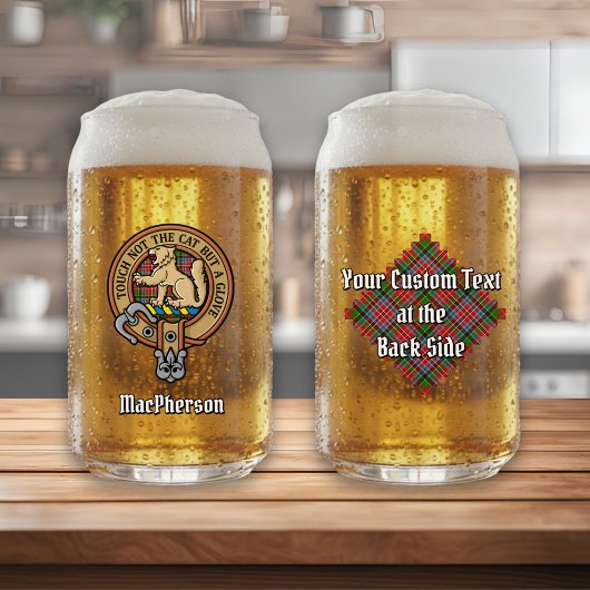 Clan MacPherson Crest sur Tartan