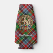 Clan MacPherson Crest sur Tartan Bottle Glacière (Devant)