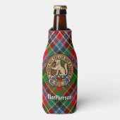 Clan MacPherson Crest sur Tartan Bottle Glacière (Bottle Devant)