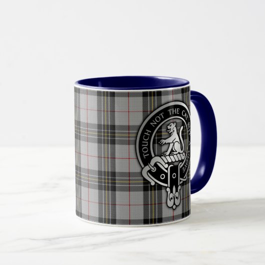 Clan MacPherson Crest & Tartan Mug (Devant droit)