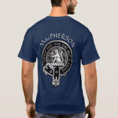 Clan MacPherson Crest & Tartan T-Shirt (Dos)
