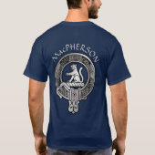 Clan MacPherson Crest & Tartan T-Shirt (Dos)