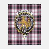 Clan MacPherson Hunting Modern Tartan Pset Fleece Deken (Voorkant)