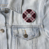 Clan MacPherson Jacht Tartan Button (In situ)