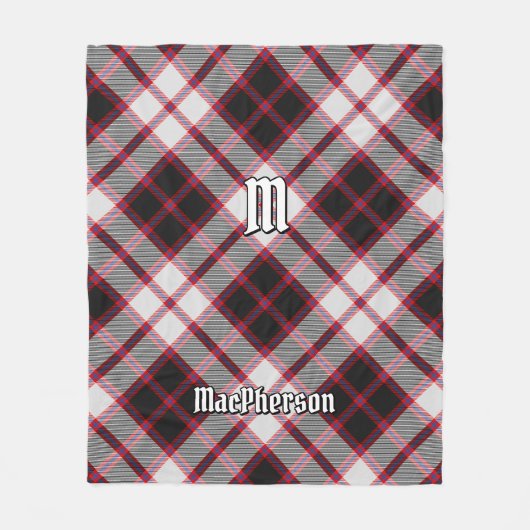 Clan MacPherson Jacht Tartan Fleece Deken (Voorkant)