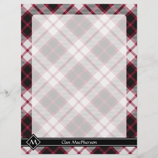 Clan MacPherson Jacht Tartan Flyer (Voorkant)