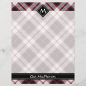 Clan MacPherson Jacht Tartan Flyer (Achterkant)