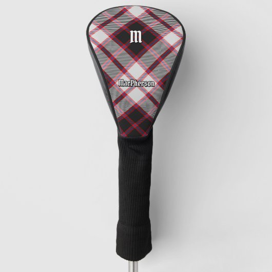 Clan MacPherson Jacht Tartan Golf Head Hoesje Golfheadcover (Voorkant)