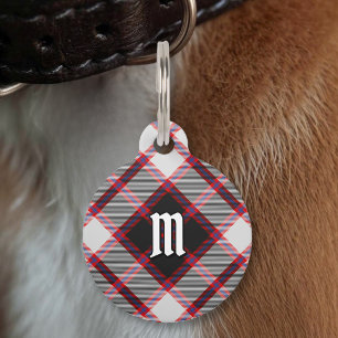 Clan MacPherson Jacht-Tartan Identificatie Tag Huisdierpenning