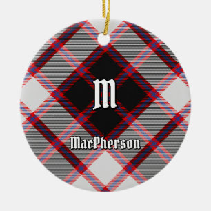 Clan MacPherson Jacht Tartan Keramische Ornament