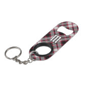 Clan MacPherson Jacht Tartan Mini Flessenopener (Voorkant Gekanteld)
