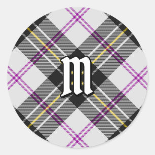 Clan MacPherson Jurk Tartan Classic Ronde Sticker