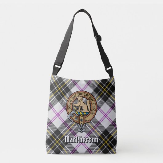 Clan MacPherson Jurk Tartan Crossbody Tas (Voorkant)
