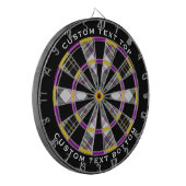 Clan MacPherson Jurk Tartan Dart Board Dartbord (Voorkant Links)