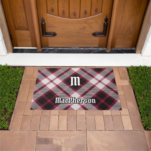 Clan MacPherson Jurk Tartan Deurmat (Buiten)