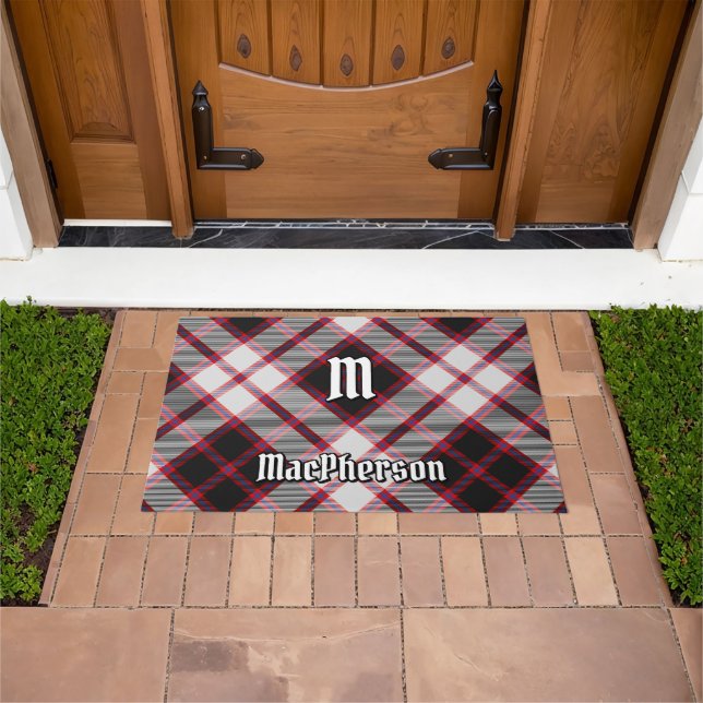 Clan MacPherson Jurk Tartan Deurmat (Buiten)