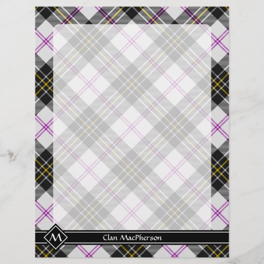 Clan MacPherson Jurk Tartan Flyer (Voorkant)