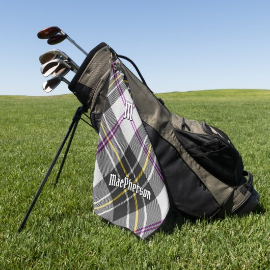 Clan MacPherson Jurk Tartan Golf Handdoek (Groen)