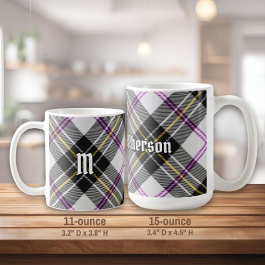 Clan MacPherson Jurk Tartan Koffie Mok