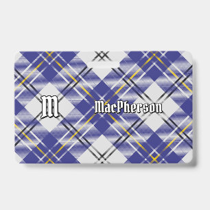 Clan MacPherson Robe Bleue Badge Tartan