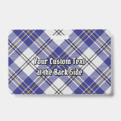 Clan MacPherson Robe Bleue Badge Tartan (Arrière)