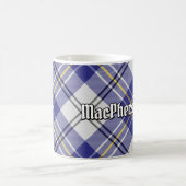 Clan MacPherson Robe Bleue Tartan Café Mug (Centre)