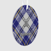Clan MacPherson robe bleue Tartan Ornament (devant)