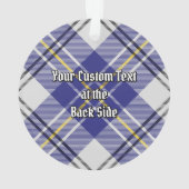 Clan MacPherson robe bleue Tartan Ornament (dos)