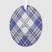 Clan MacPherson robe bleue Tartan Ornament (devant)