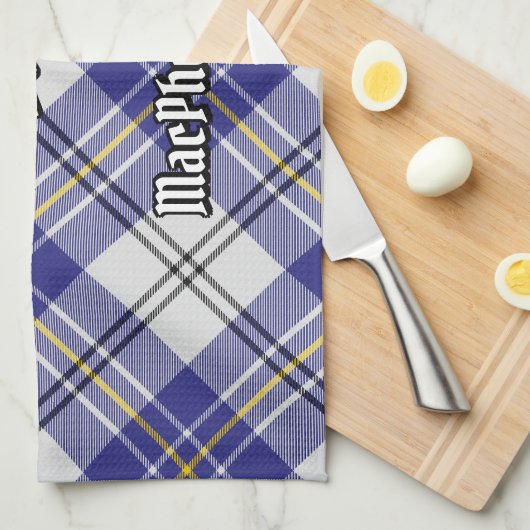 Clan MacPherson Robe Bleue Tartan Serviette de cui (Quart Plié)