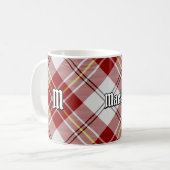 Clan MacPherson Robe Rouge Tartan Café Mug (Devant gauche)