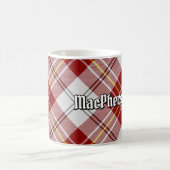 Clan MacPherson Robe Rouge Tartan Café Mug (Centre)