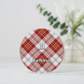 Clan MacPherson Robe Rouge Tartan Invitation (Debout devant)