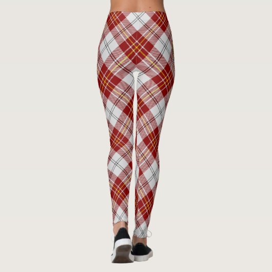 Clan MacPherson Robe rouge Tartan Leggings (Dos)