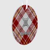 Clan MacPherson Robe Rouge Tartan Ornament (devant)