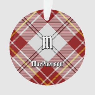 Clan MacPherson Robe Rouge Tartan Ornament