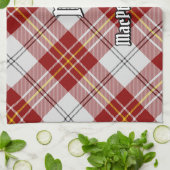 Clan MacPherson Robe Rouge Tartan Serviette de cui (Plié)