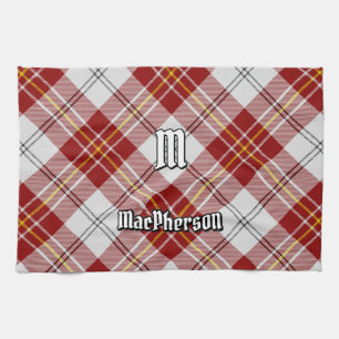 Clan MacPherson Robe Rouge Tartan Serviette de cui