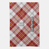 Clan MacPherson Robe Rouge Tartan Serviette de cui (Vertical)